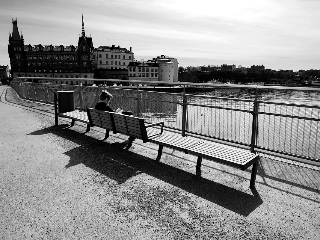 Пауза в городе у воды Стокгольм - wea *