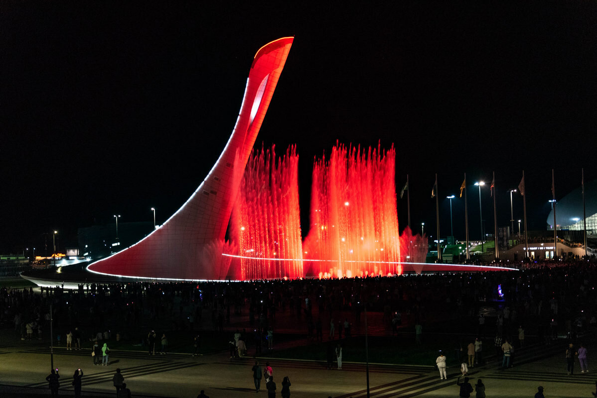 Олимпийский Парк , поющие фонтаны - Дмитрий Лупандин