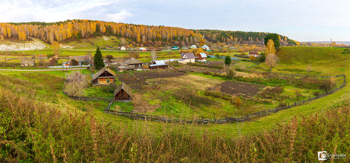 Деревня Пача, панорамка - Сергей Винтовкин