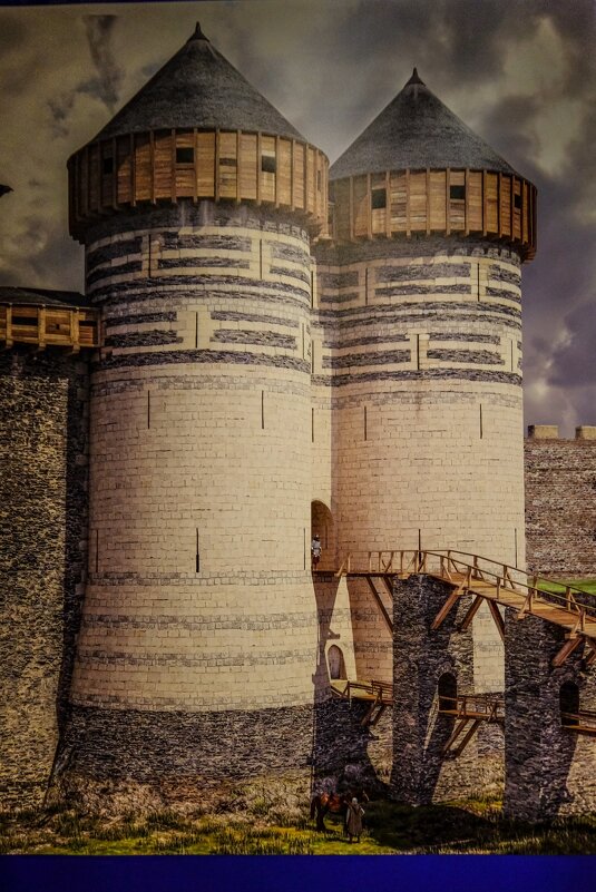 вид замка Анжe в XIII веке - Георгий А