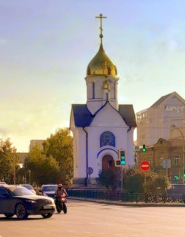 Часовня в Новосибирске . - Мила Бовкун