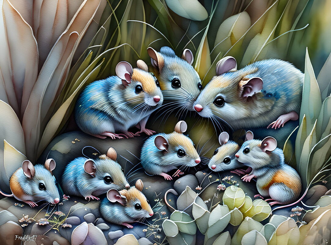 Мышки-норушки - Freddy 97
