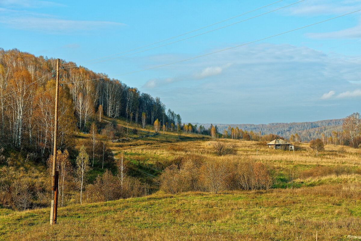 Сибирская глубинка, домики в деревне - Дмитрий Конев