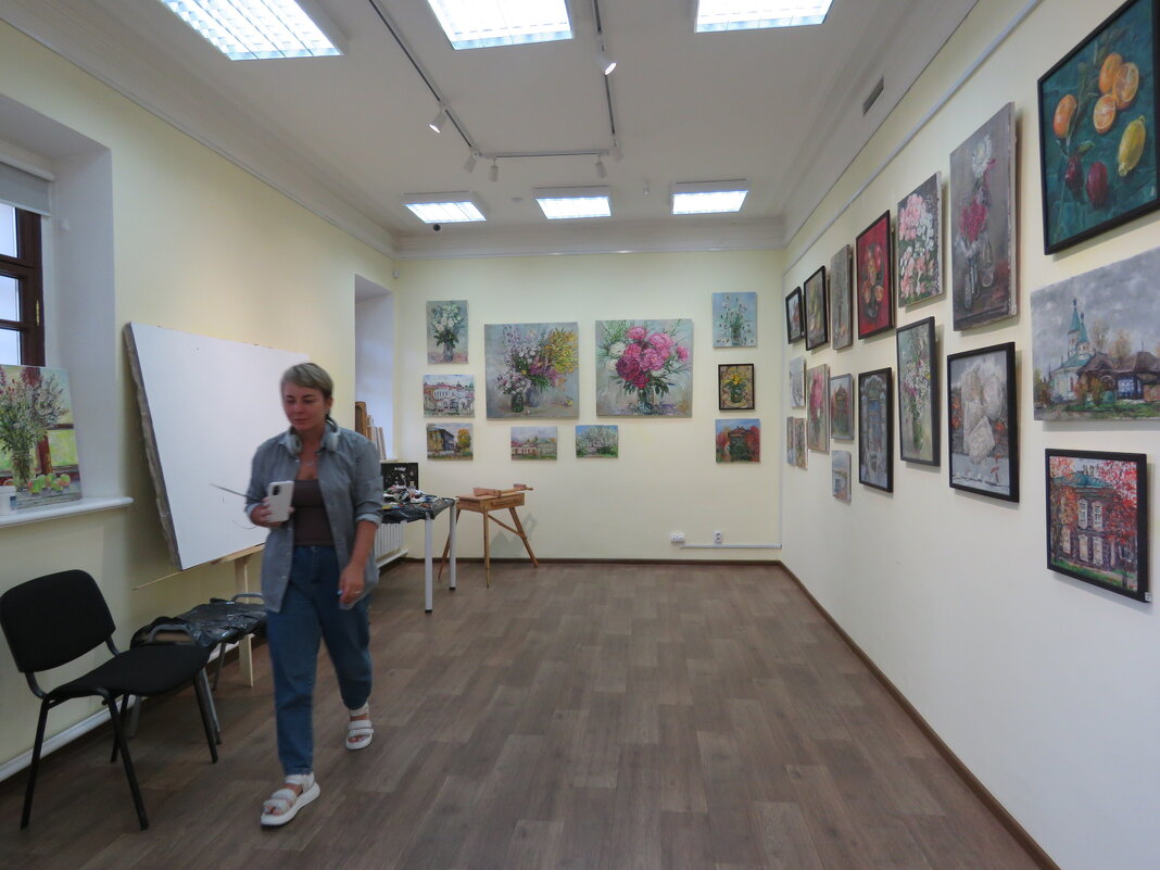 выставка работ енисейской художницы Бледновой Людмилы - ИРЭН@ .