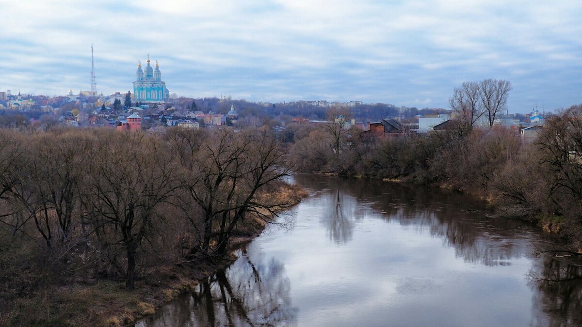 Днепр в городе. - Милешкин Владимир Алексеевич 