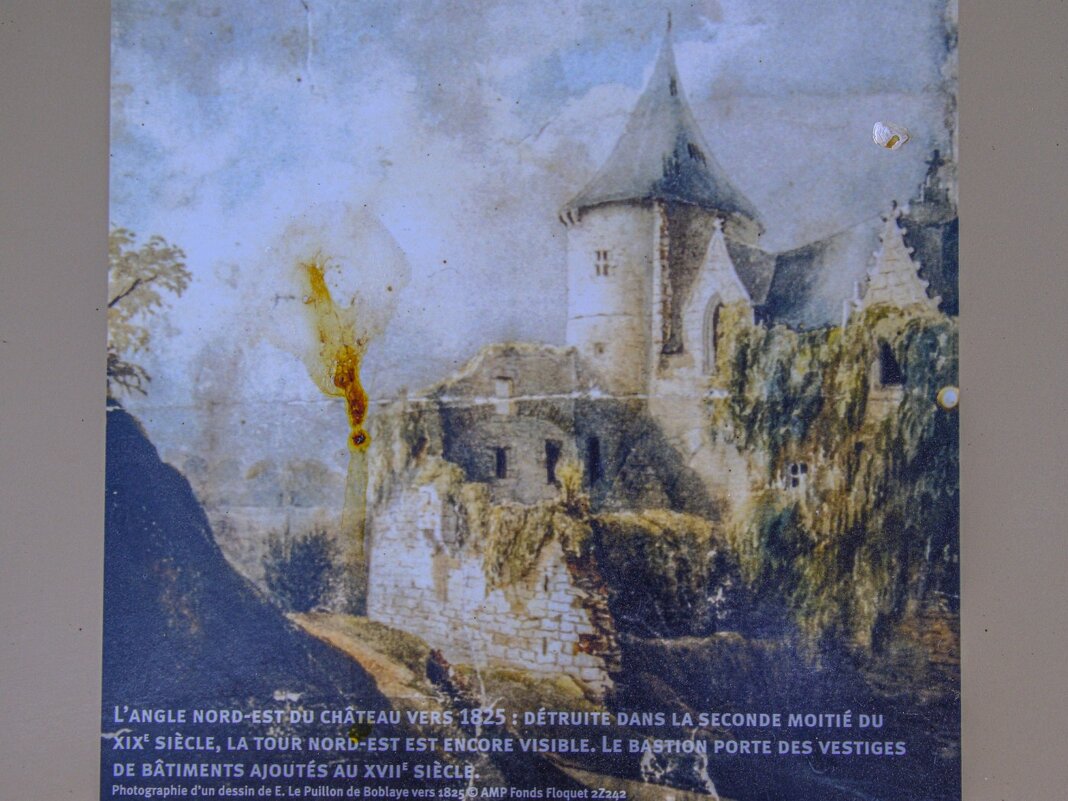 Замок Понтиви в 1825 г. - Георгий А