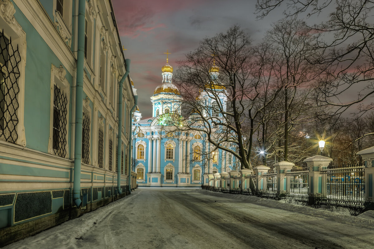 Коломна Петербург осень Никольский собор