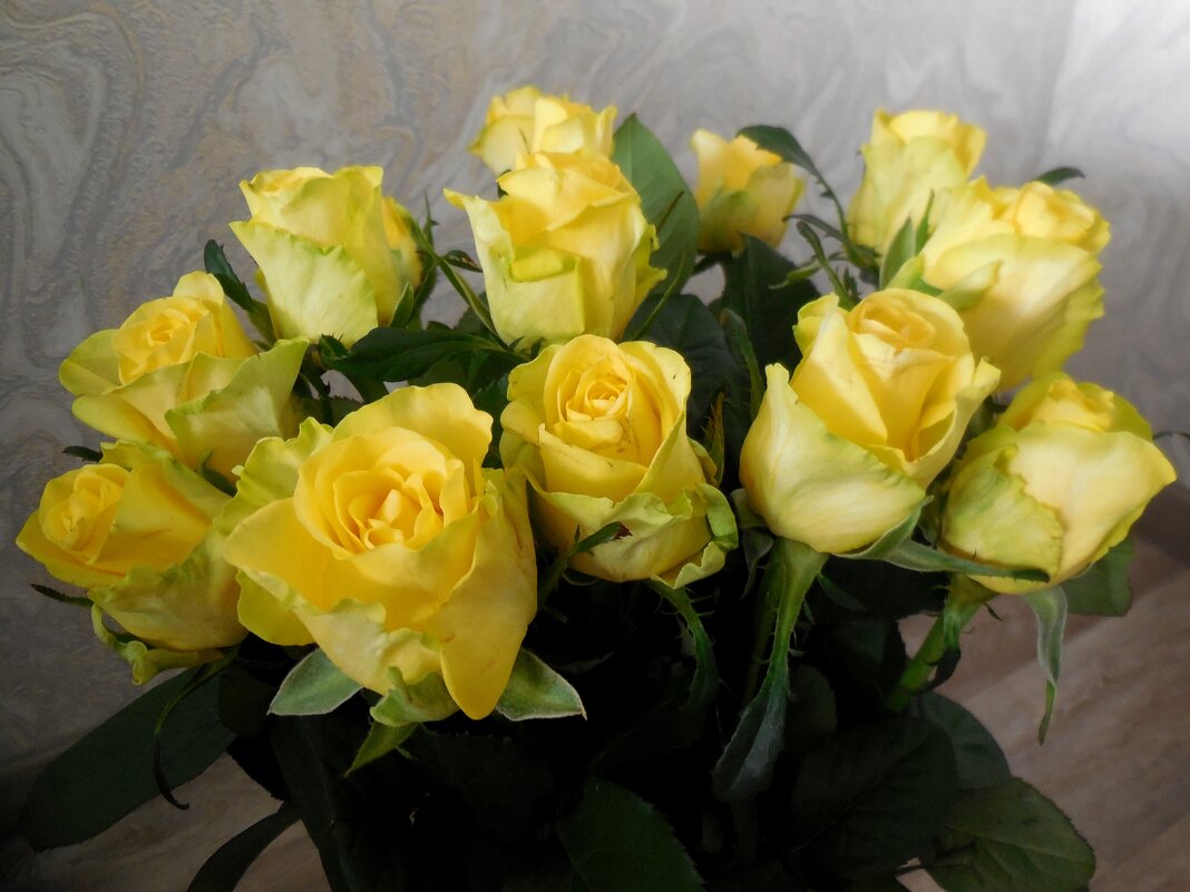 Букет жёлтых роз для хорошего настроения! - Надежда 