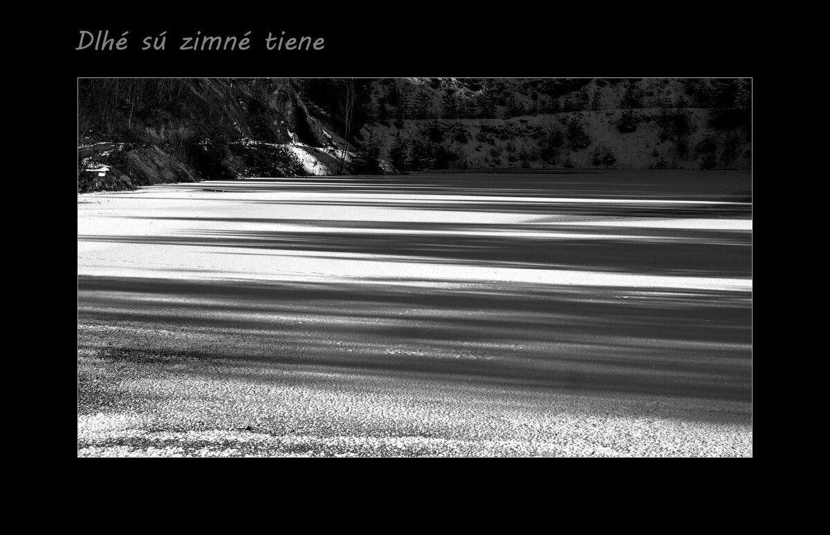 длинные тени зимой - Jiří Valiska