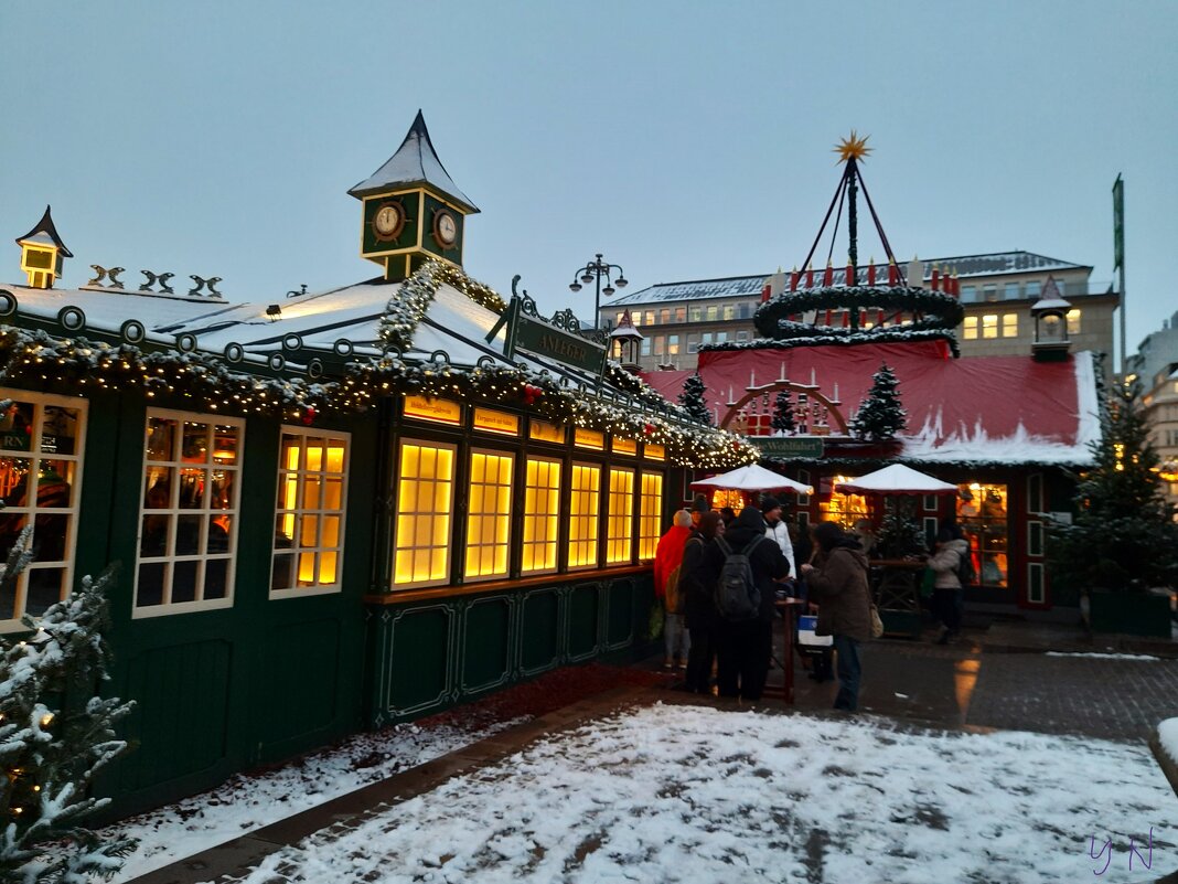 Рождественский базар в Гамбурге - Nina Yudicheva