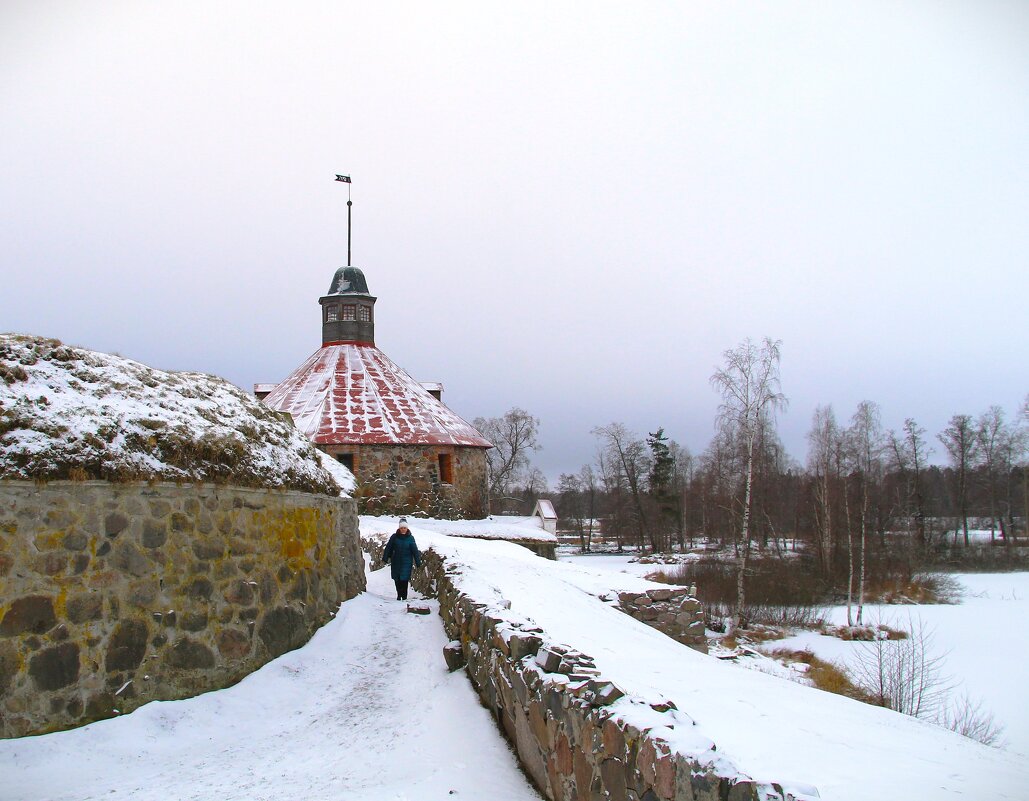 Крепость Корела зимой - Магомед .