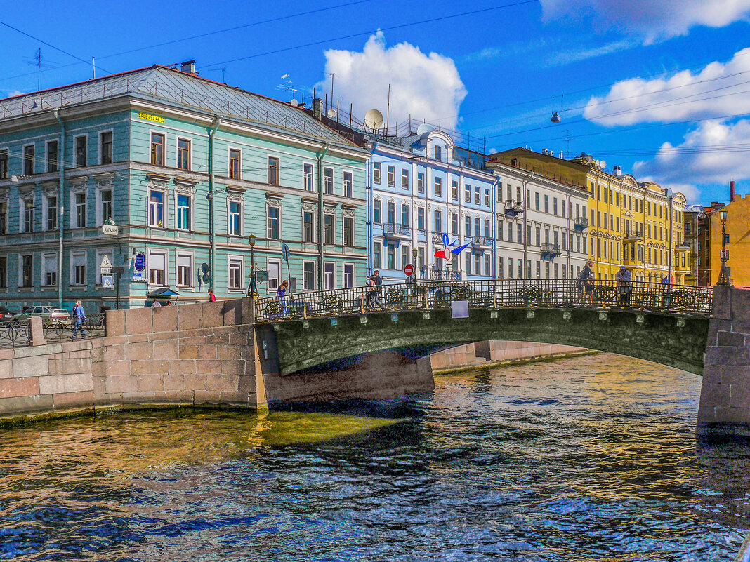 Санкт-Петербург. Река Мойка у Конюшенного моста - Стальбаум Юрий 