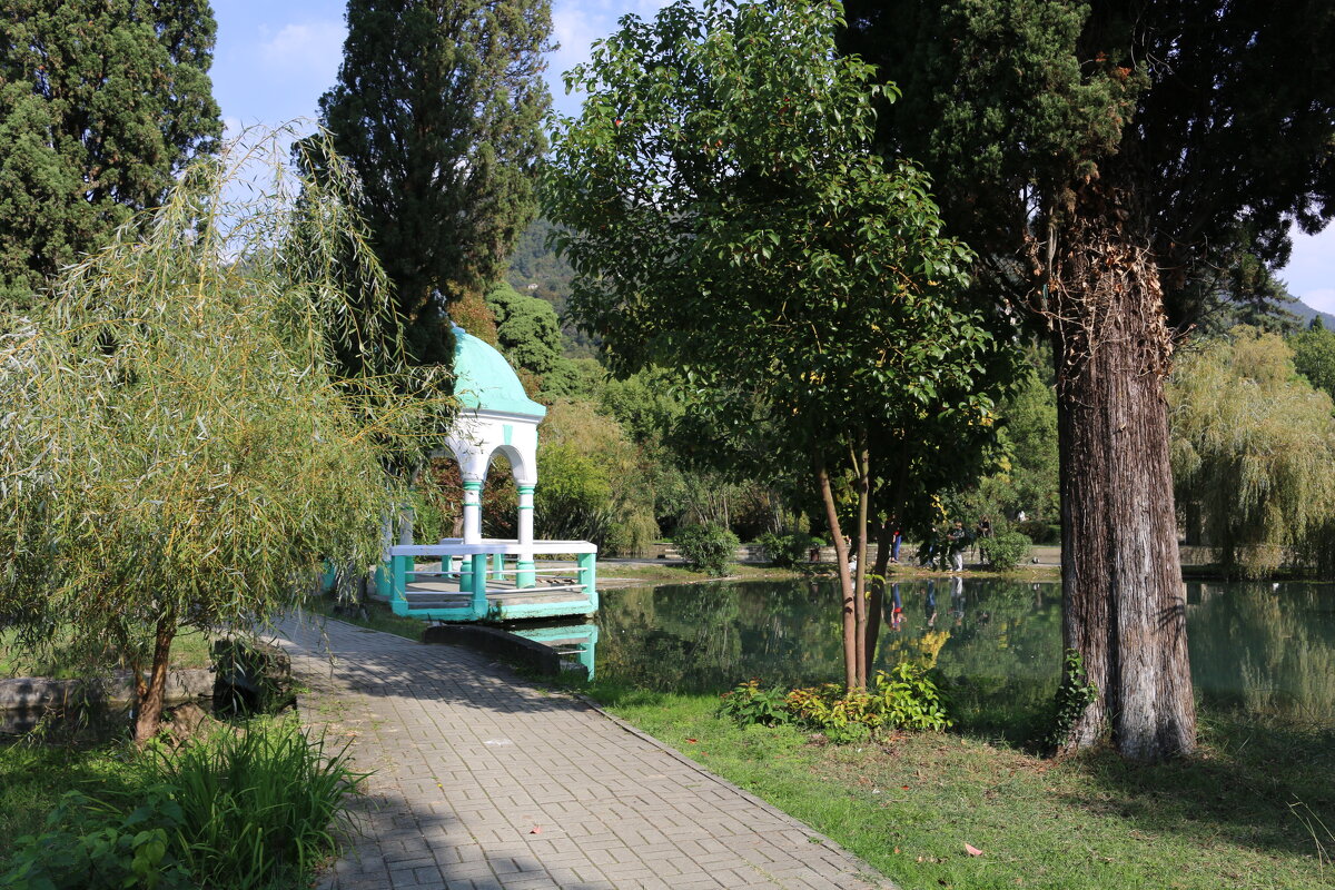 В парке Нового Афона - Ольга 