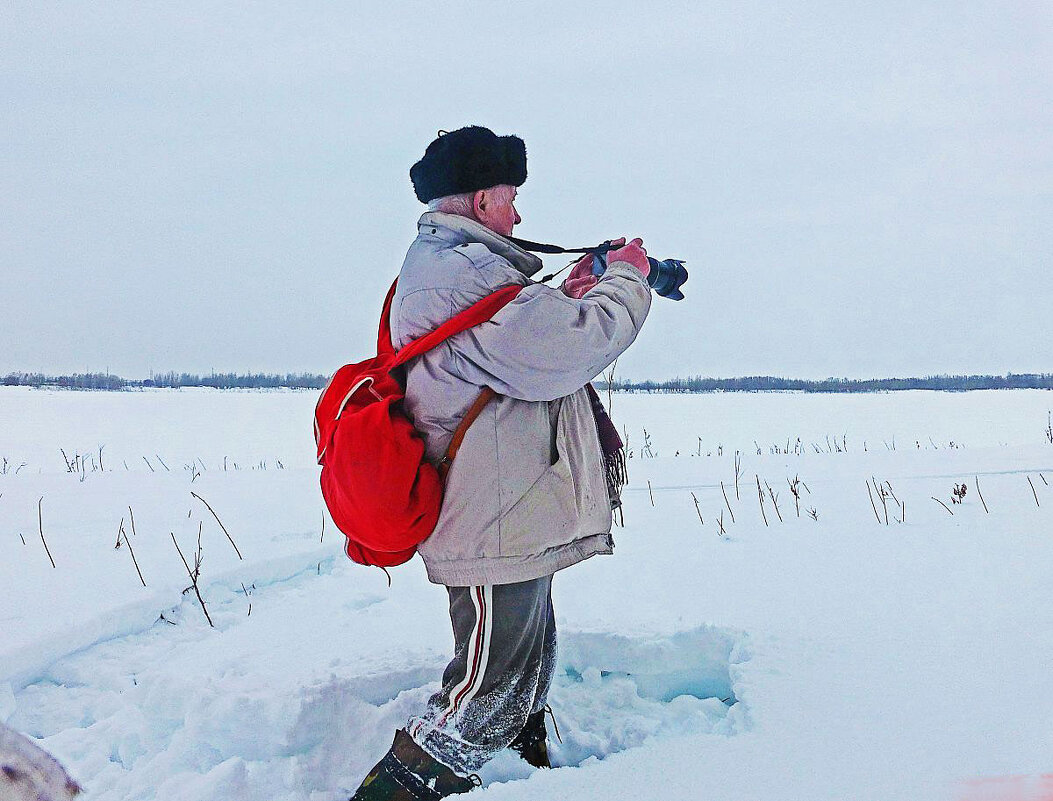 Февраль...Фотосъемка на Юганской Оби. - Владимир 