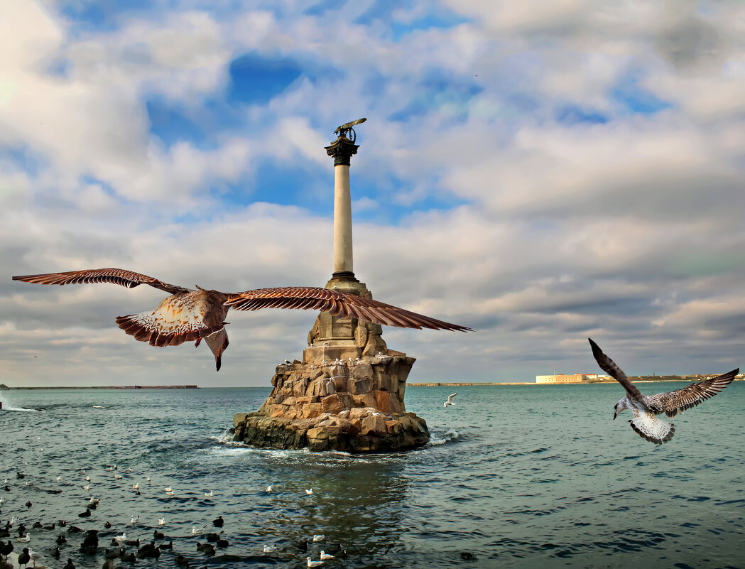 Севстополь. Памятник затопленным кораблям - Борис 