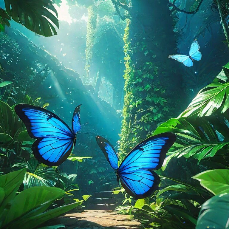 Голубые бабочки - Alisia La DEMA