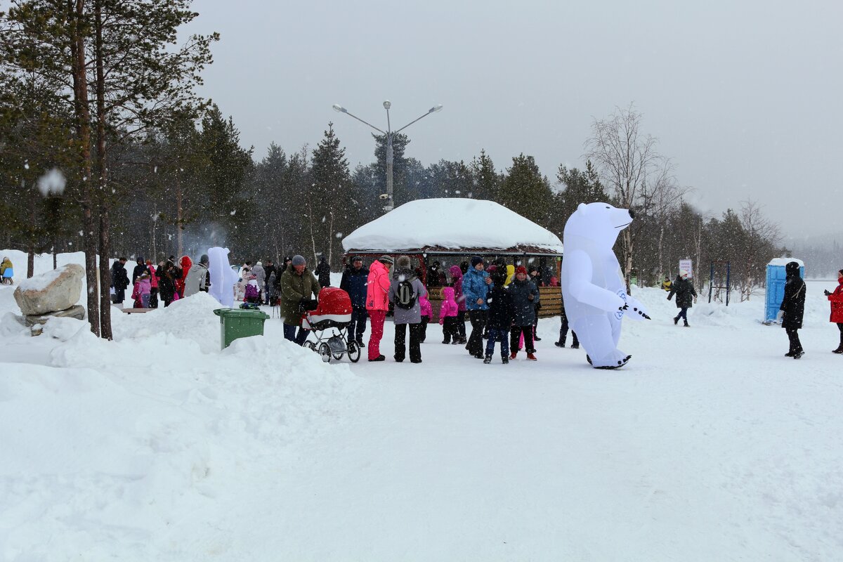 На фестивале снежных скульптур - Ольга 