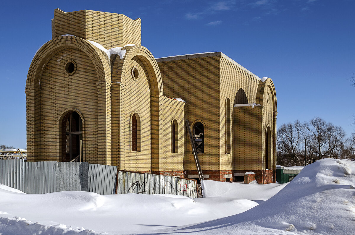 Строящаяся церковь Вознесения Господня - Андрей Щетинин