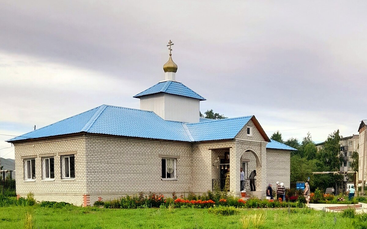 Деревенский храм в Казахстане . Троица . - Мила Бовкун