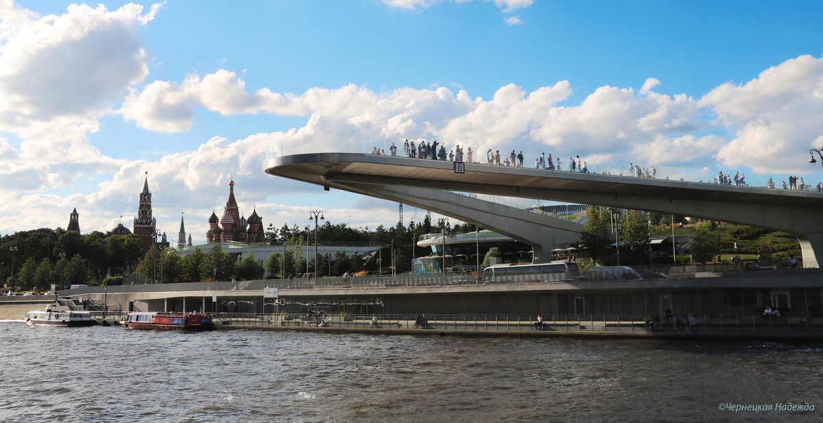 Москва, Парящий мост в парке Зарядье - Надежда Чернецкая