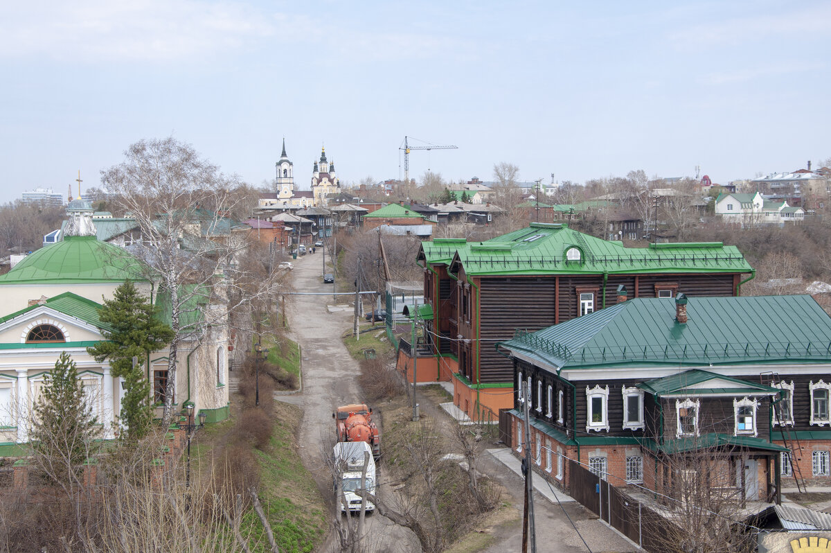 Томск. Вид со Сторожевой башни на улицу Бакунина - Gen 