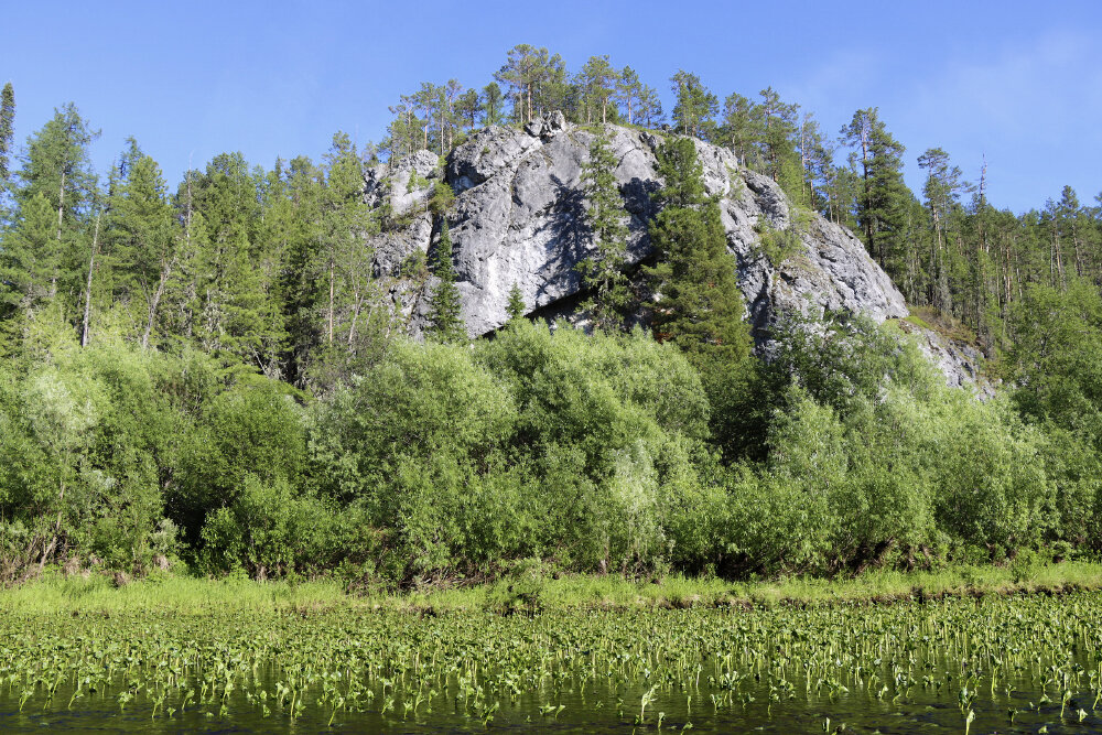 Скалы на реке Лозьва - Галина Ильясова