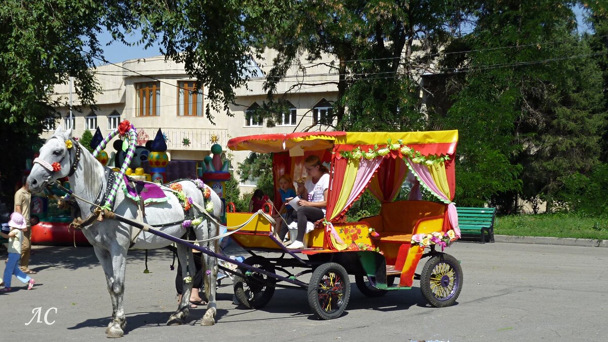 Катание в экипаже, Алматы - Любовь Сахарова