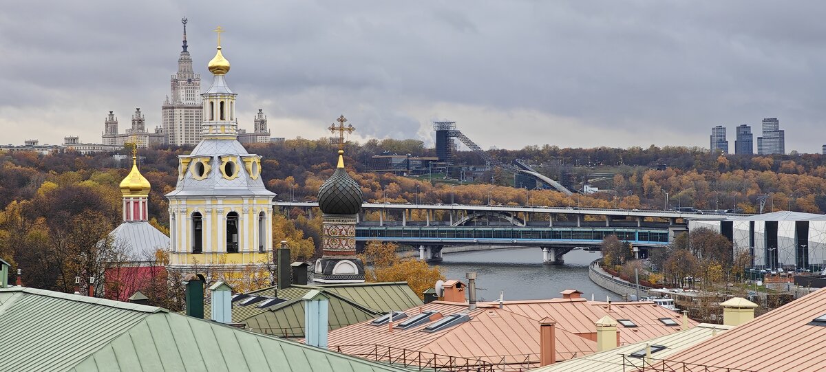 Москва со смотровой площадки РАН - <<< Наташа >>>