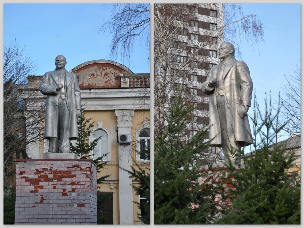 Памятник Ленину у административного корпуса детской больницы - Татьяна Машошина