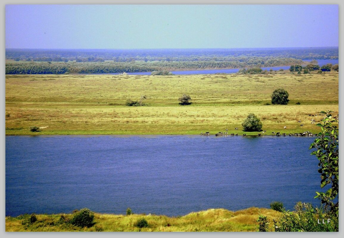 Село Константиново, вид на р. Оку - Liudmila LLF