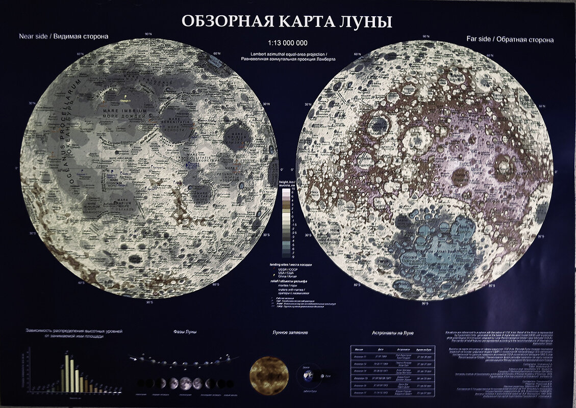 Карта Луны - подарок ГАИШа. - Игорь Олегович Кравченко