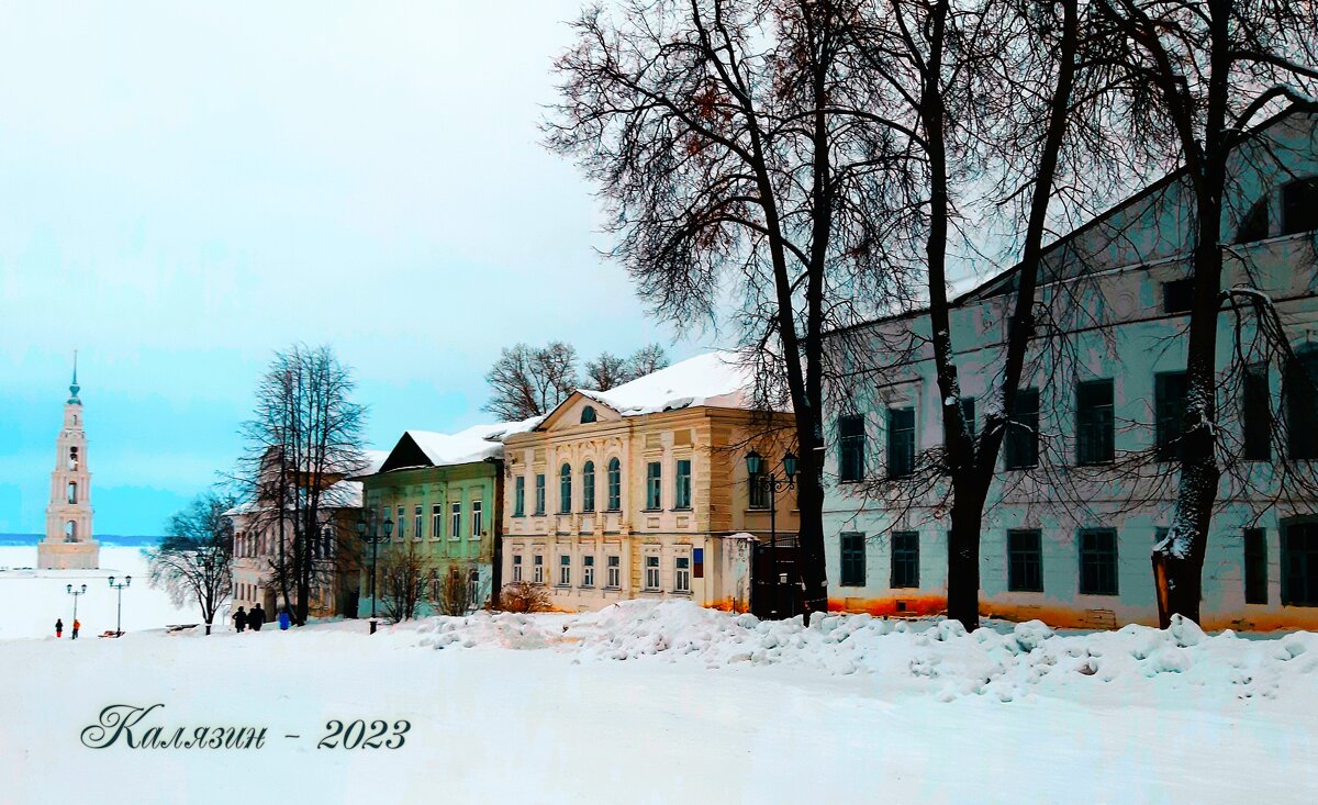 Калязин. Колокольня из Волги - Вячеслав Губочкин