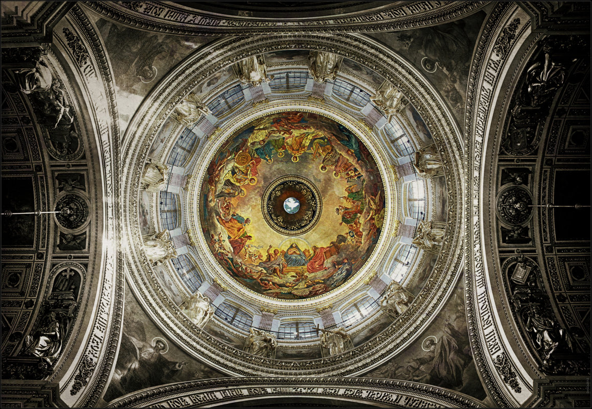 Купол Исаакиевского собора (вид изнутри) - Dimсophoto ©