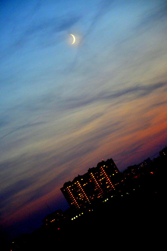 Луна ,закат.... - Kamillka 