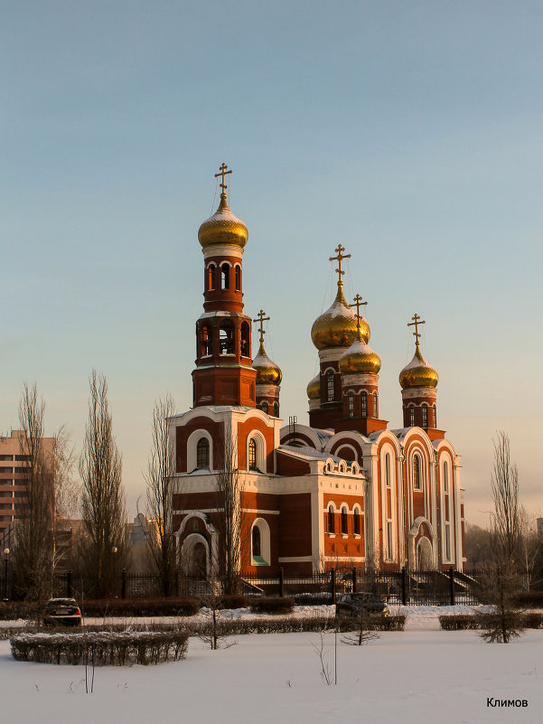 Успенский собор Омск зима