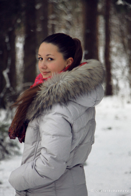 Зимняя прогулка по лесу - Екатерина Малащенкова