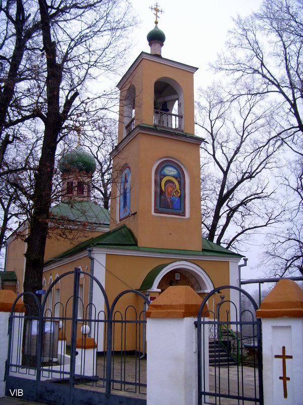 Зимний вход в Казанскую церковь - Владимир 