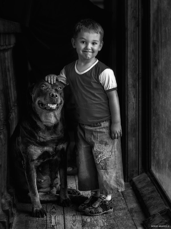 Мальчик и собака - Serge Aramis