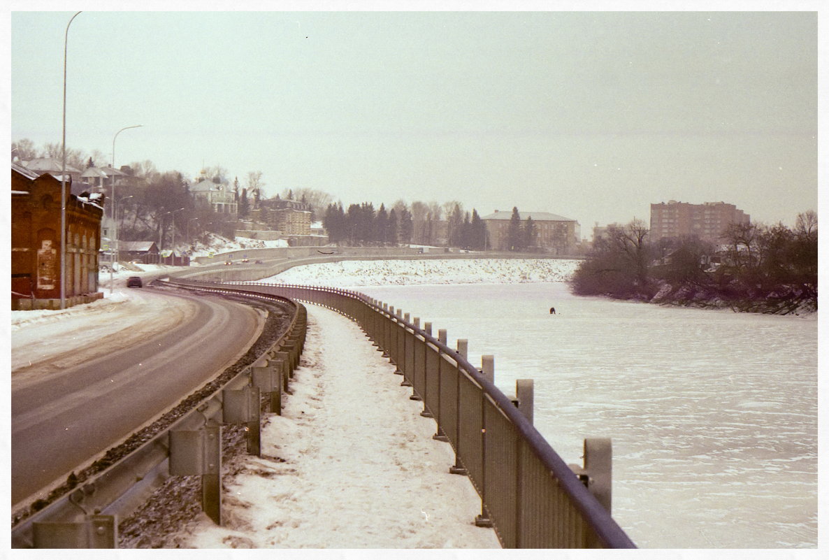 Прогулка вдоль замёрзшей реки. (съёмка на плёнку + 25 фото) - Андрей Калгин
