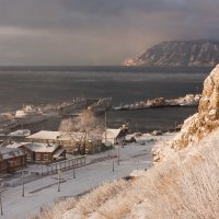 Морозное утро в порту Байкал :: Ольга Литвинцева