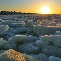 Зимний закат на Балтике (11) :: Сергей Садовничий