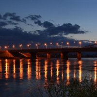 Мост на левый берег :: Евгений Печкин