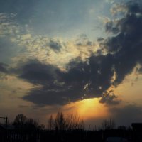 Холодно-облачный закат :: Вадим Лячиков