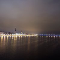 Латвия. Рига.Вид с вантового моста :: Евгения Захарова
