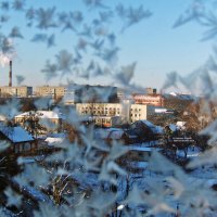 вид из окна университета морозным утром :: Vladislav Rogalev