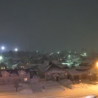 снегопад ночьной :: Юра Вахрушев