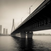 Вантовый мост, Рига :: Андрей Куликов