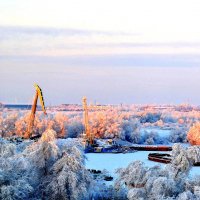 Затон имени Чапаева в Уральске :: Александр Облещенко