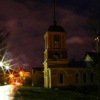 Великий Новгород, просто церковь и розовые облака :: Наталья 