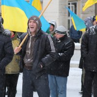 Митинг у областной администрации. Сторонники власти :: Александр Бреза